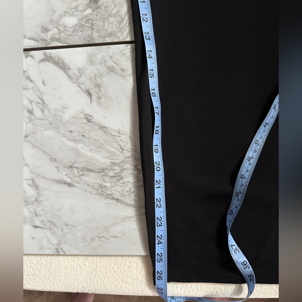 17. 👩🏻💼Bloomchic Black Button & Elastic Straight Leg Classic Pants- size 18/20 - Picture 12 of 12